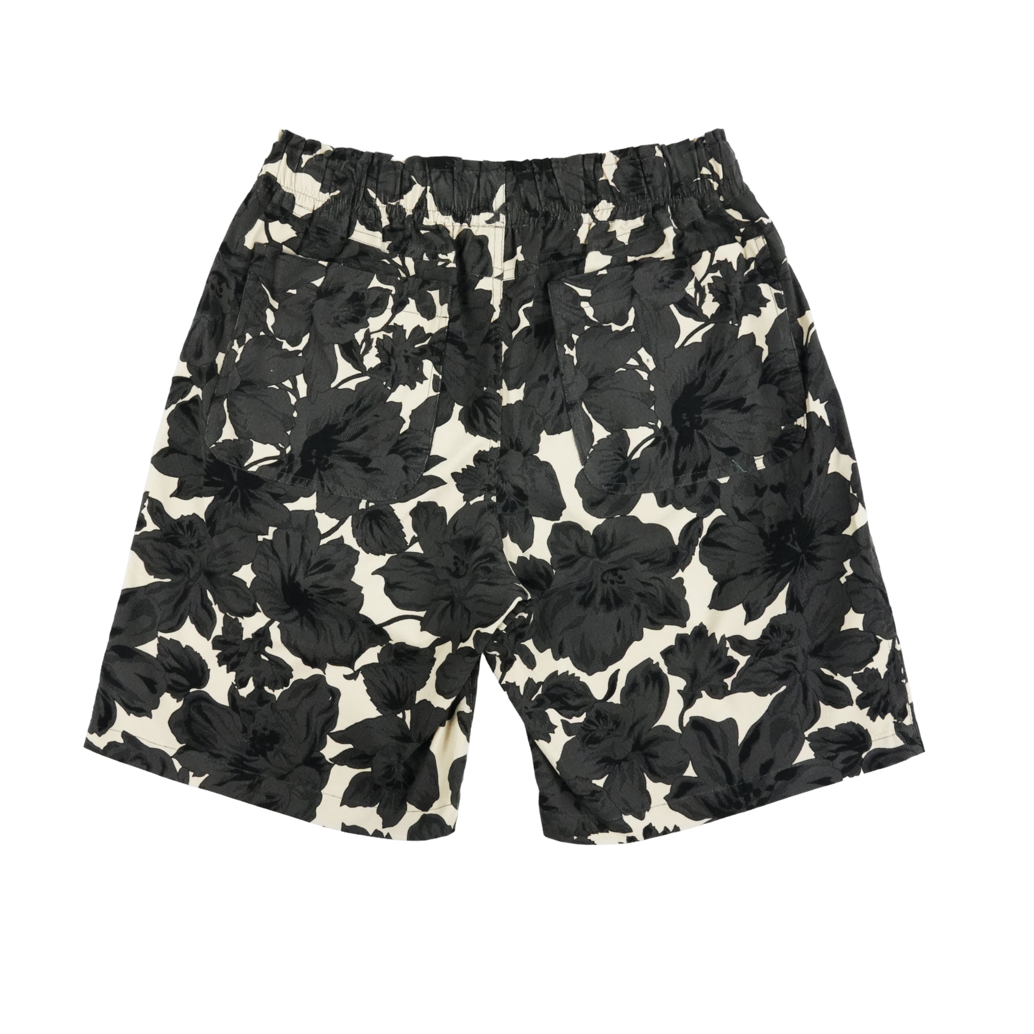 God Floral Needlecord Shorts